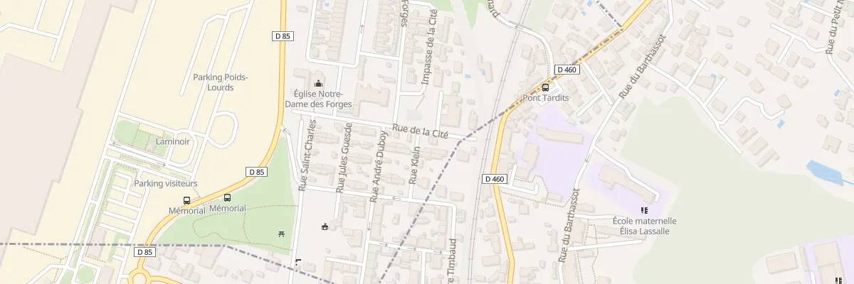 Plan du 13 Rue de la Cité à Tarnos