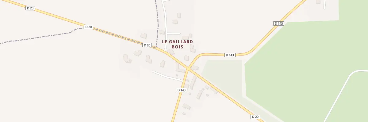 Plan du 5010 Le Gaillard Bois à Chanteloup