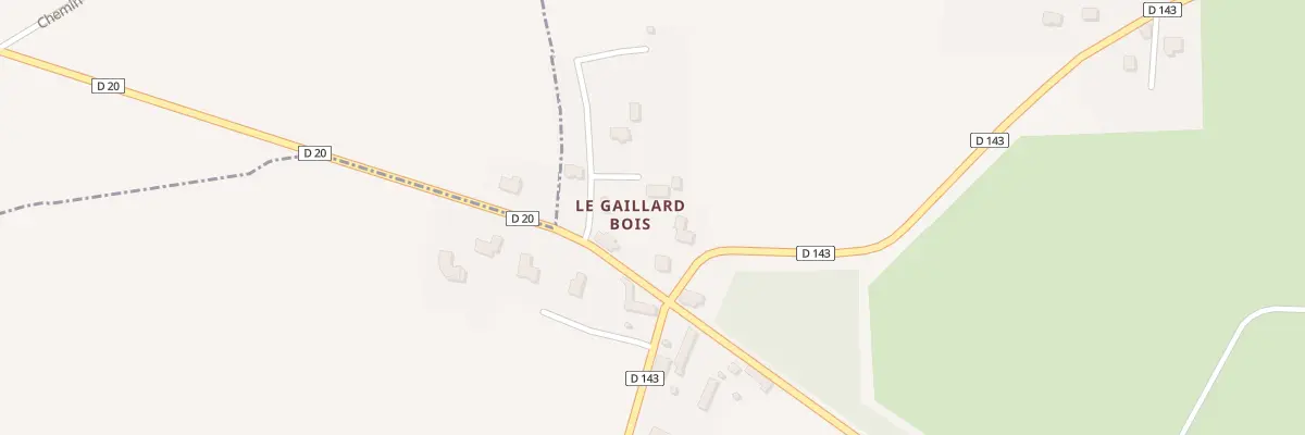 Plan du 5100A Le Gaillard Bois à Chanteloup