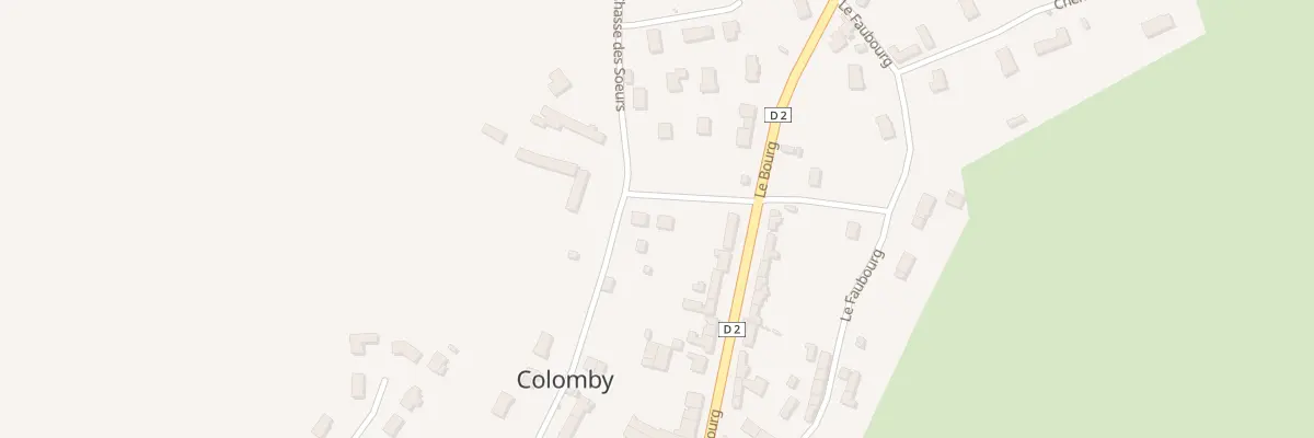 Plan du 20 Chasse des Soeurs à Colomby