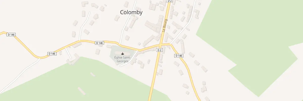 Plan du 3 Le Bourg à Colomby