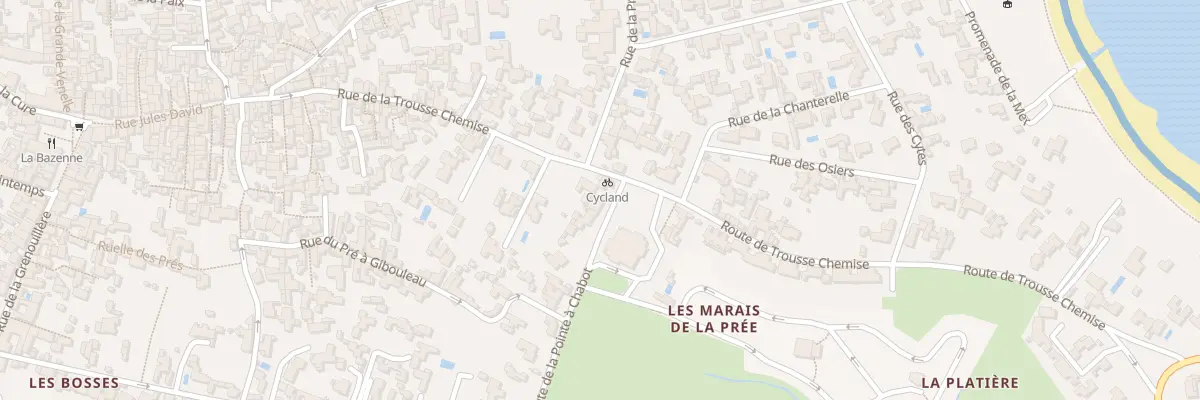 Plan du 2 Rte de la Pointe a Chabot aux Portes-en-Ré