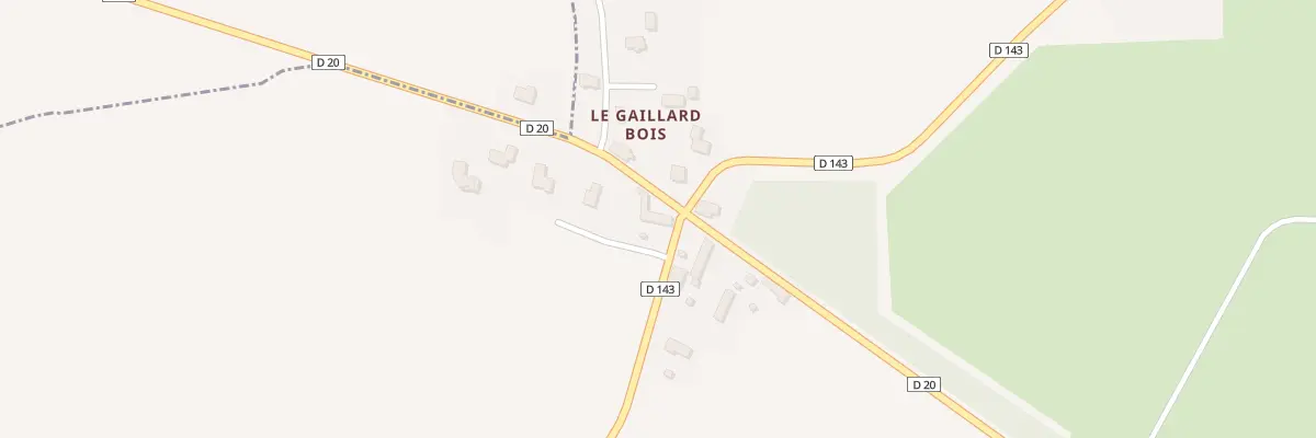 Plan du 5009 Le Gaillard Bois à Chanteloup