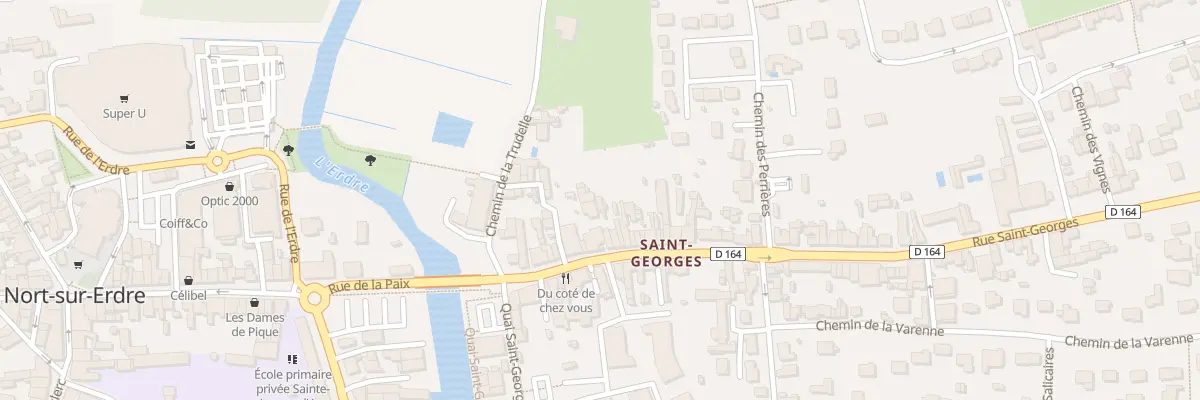 Plan du 21 Rue Saint Georges à Nort-sur-Erdre