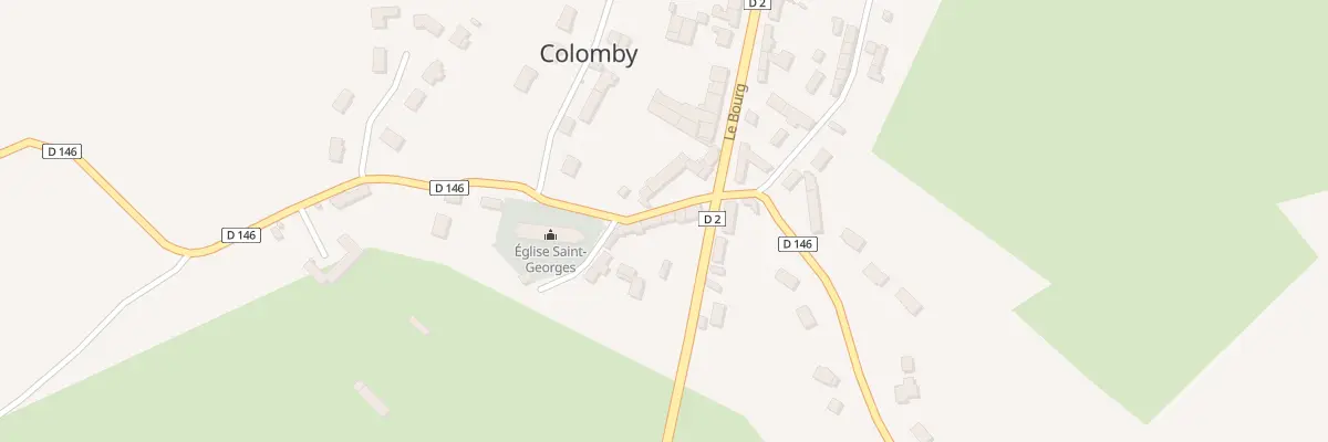 Plan du 1 Rue de l’Eglise à Colomby