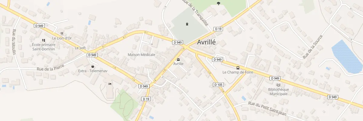 Plan du 4 Pl des Halles à Avrillé
