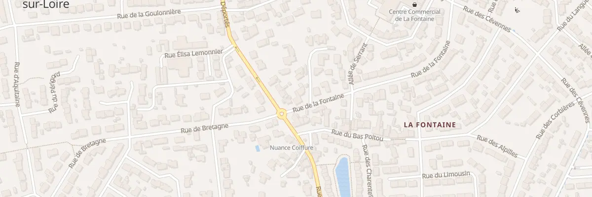 Plan du 1 Rue de la Fontaine à Saint-Sébastien-sur-Loire