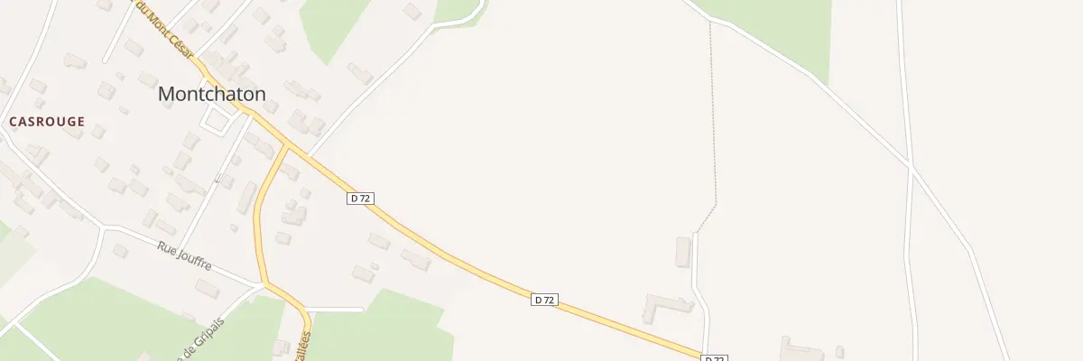 Plan du 75 Rue du Mont Cesar - Montchaton à Orval sur Sienne