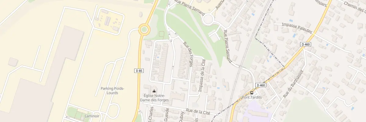Plan du 12 Rue du Fronton à Tarnos