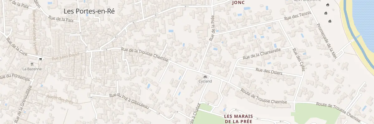 Plan du 49 Rue de Trousse Chemise aux Portes-en-Ré