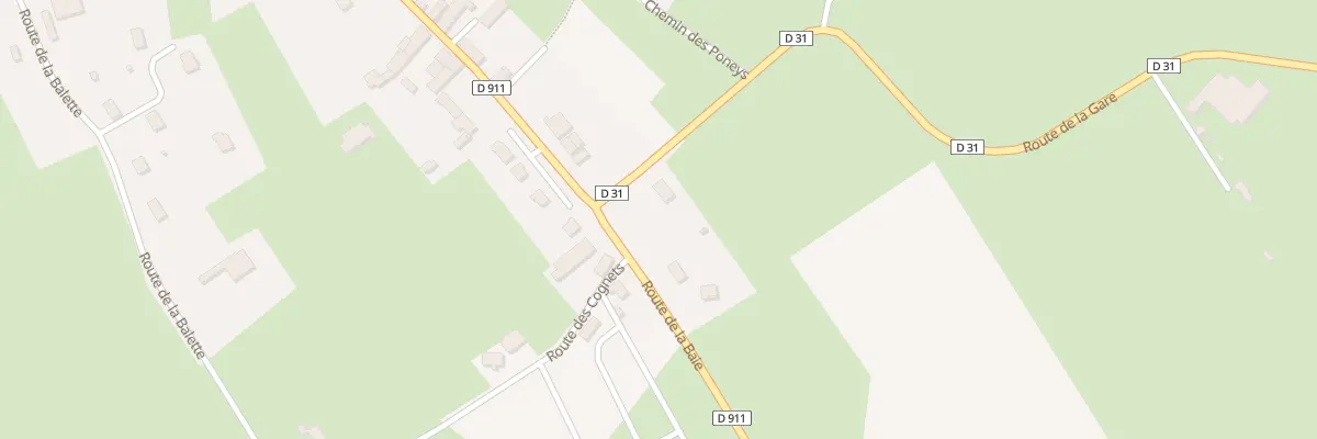 Plan du 2 Rte de la Gare - Dragey à Dragey-Ronthon
