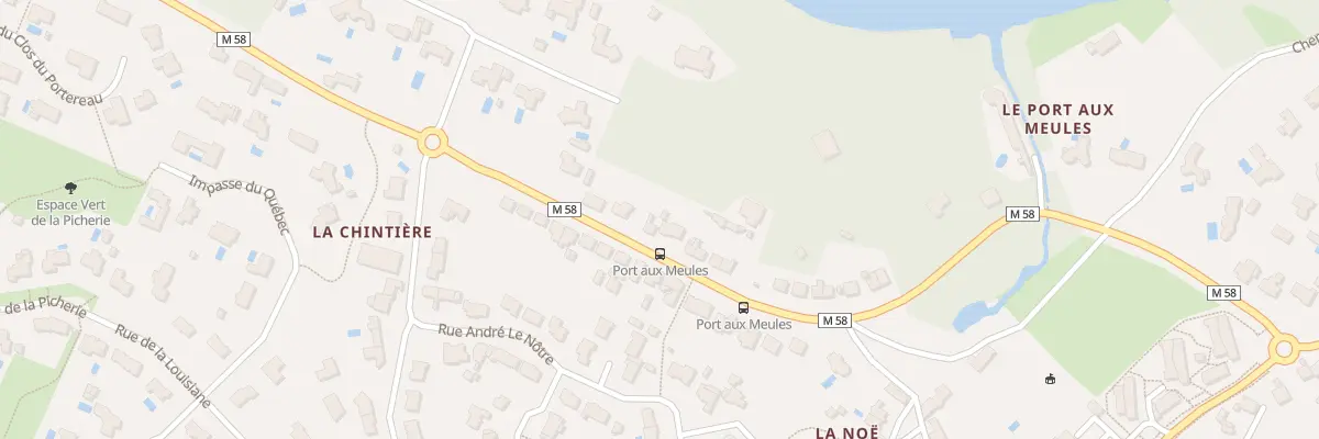 Plan du 64 Rue du Port aux Meules à Vertou