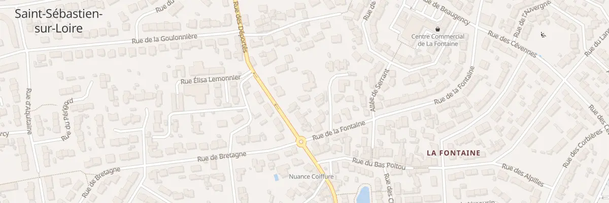 Plan du 85B Rue des Déportés à Saint-Sébastien-sur-Loire