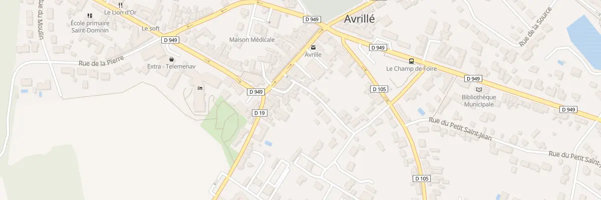 Plan du 7 Rue saint-domnin à Avrillé