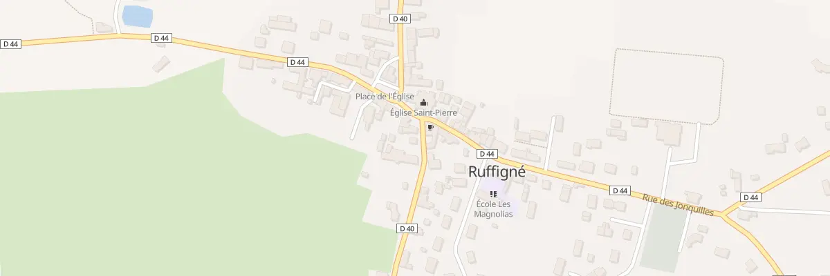 Plan du 2 Rue des Lilas à Ruffigné