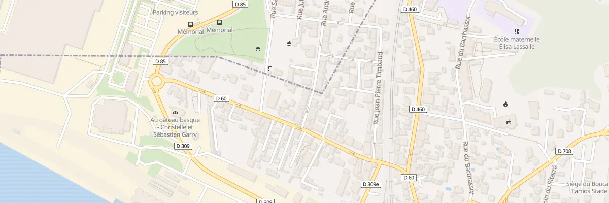 Plan du 41 Rue André Duboy à Boucau