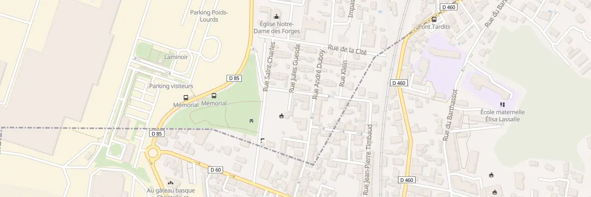 Plan du 3 Rue Col Fabien à Tarnos