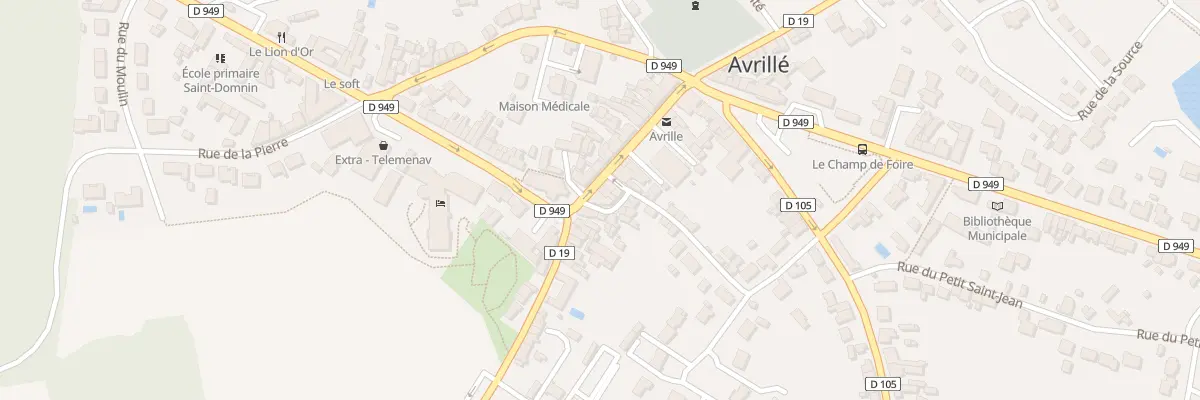 Plan du 3B Rue du Centre à Avrillé