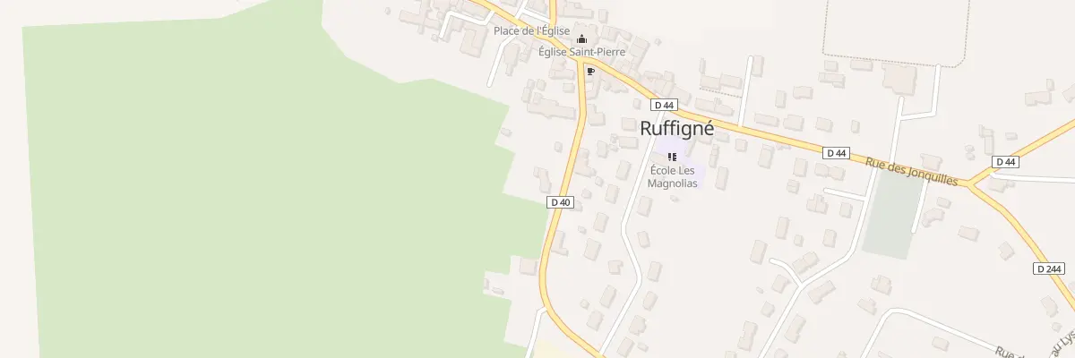 Plan du 6 Rue des Lilas à Ruffigné