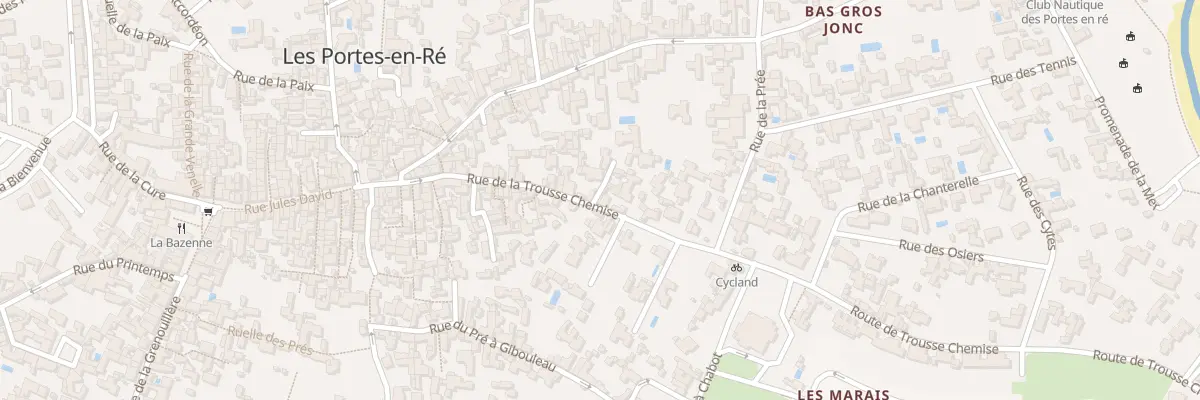 Plan du 1 Imp des Trefles aux Portes-en-Ré