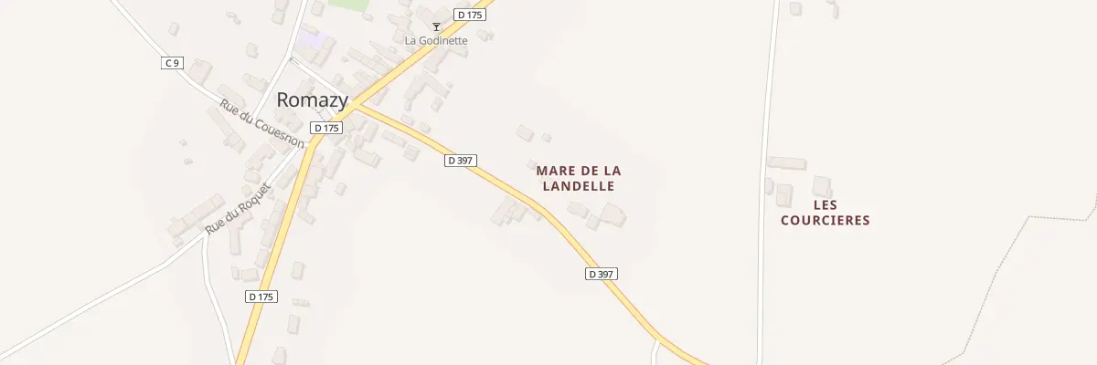 Plan du 5156 Le Freche à Romazy