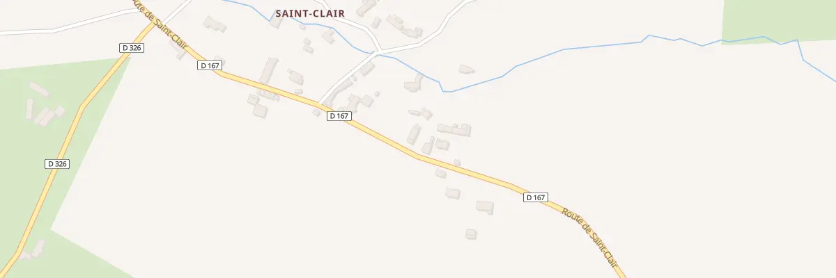 Plan du 10 Rte de Saint Clair à Rauville-la-Place