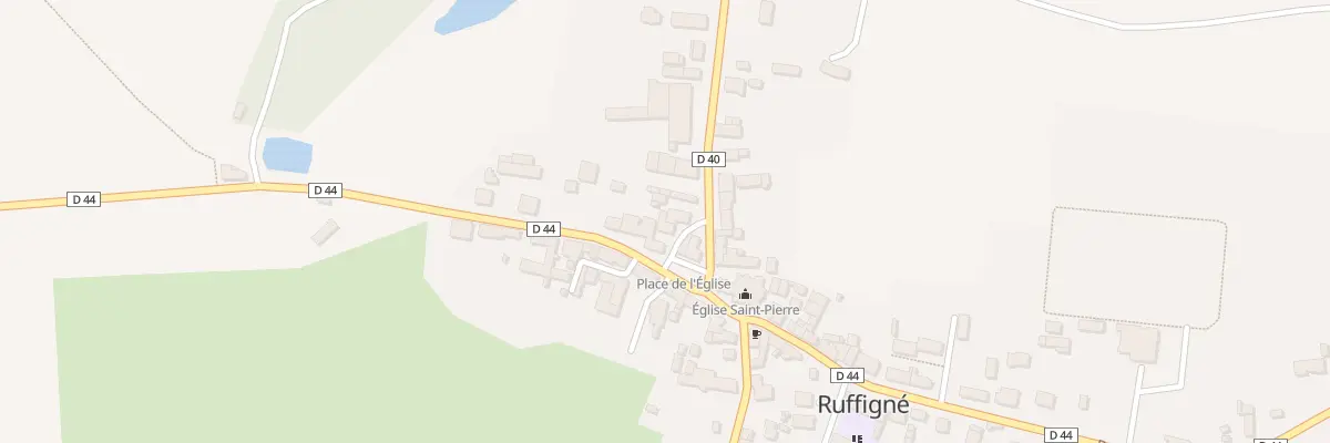 Plan du 10 Pl de l’Eglise à Ruffigné
