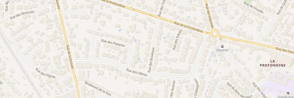 Plan du 7 Rue des Bouleaux à Saint-Sébastien-sur-Loire
