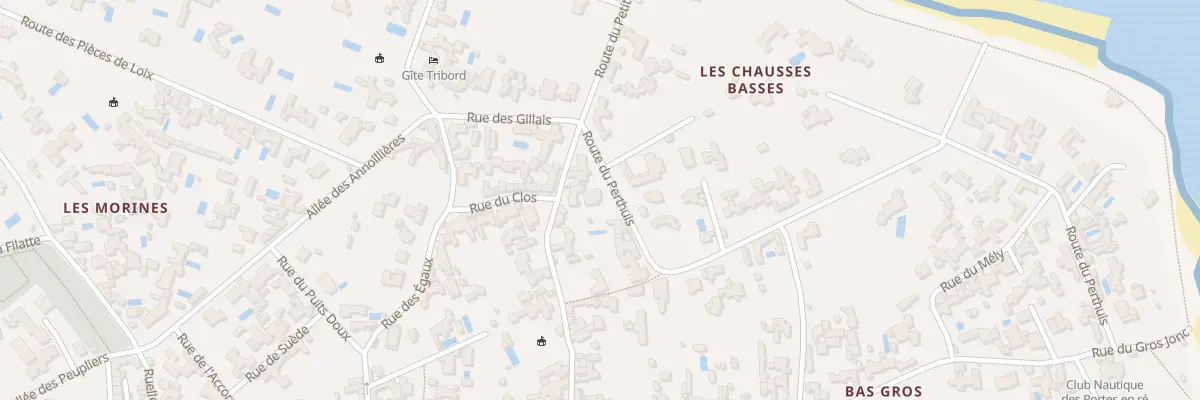 Plan du 37 Rte du Perthuis aux Portes-en-Ré