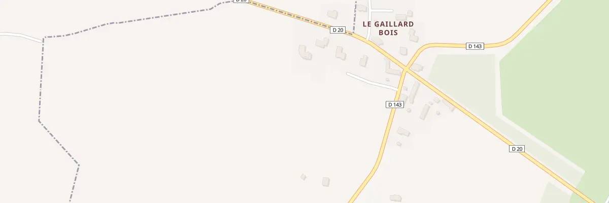 Plan du 9003 Le Gaillard Bois à Chanteloup