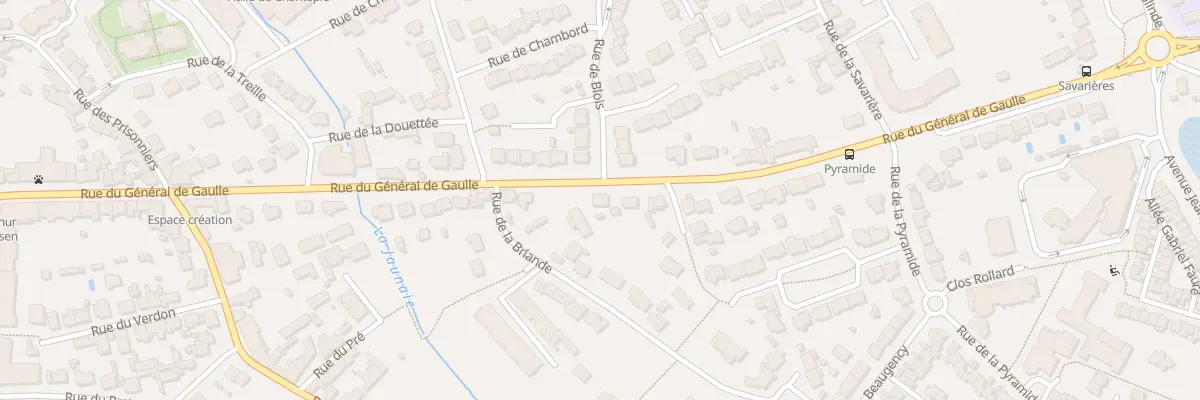 Plan du 70 Rue du Général De Gaulle à Saint-Sébastien-sur-Loire