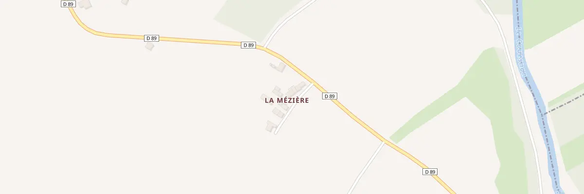 Plan du 8 La Mezière à Sougeal