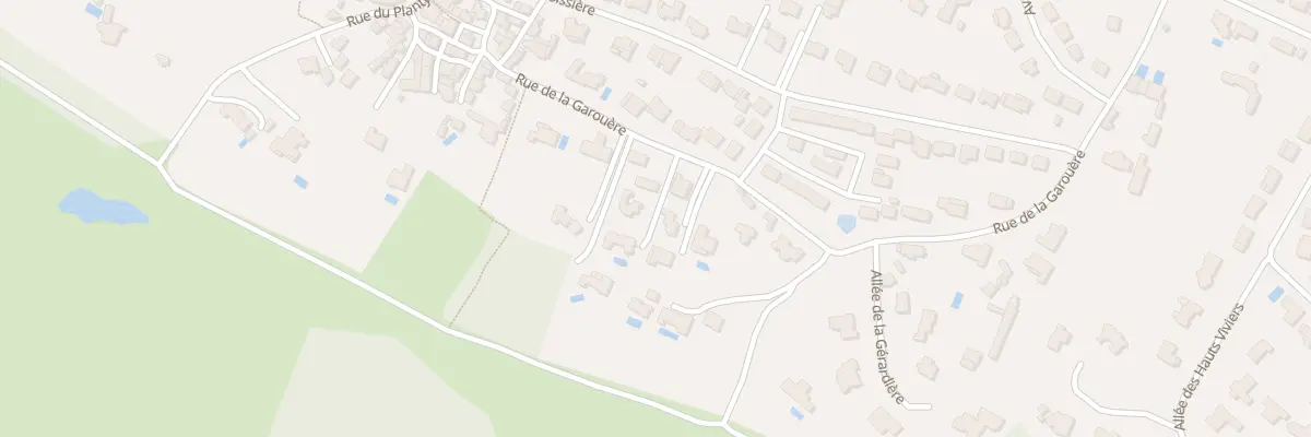 Plan du 33B Rue de la Garouère à Vertou