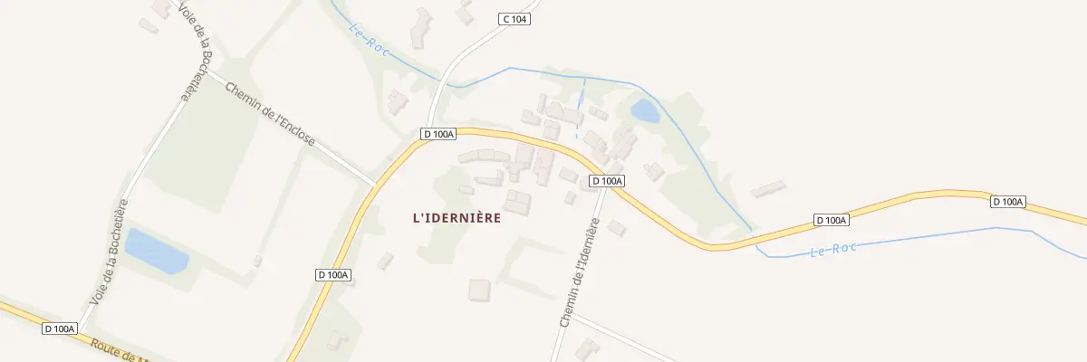 Plan du 8 L’Idernière à La Genétouze
