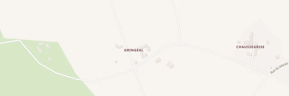 Plan du 5145 Gringeal à Aucey-la-Plaine