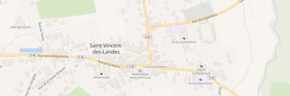 Plan du 1 Rue de la Gare à Saint-Vincent-des-Landes