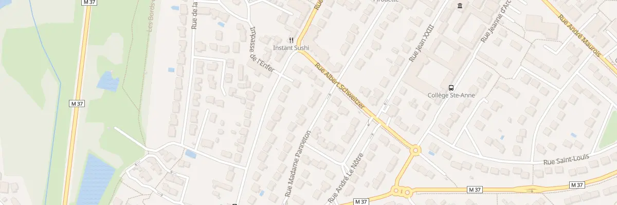 Plan du 4 Rue Madame Panneton à Carquefou