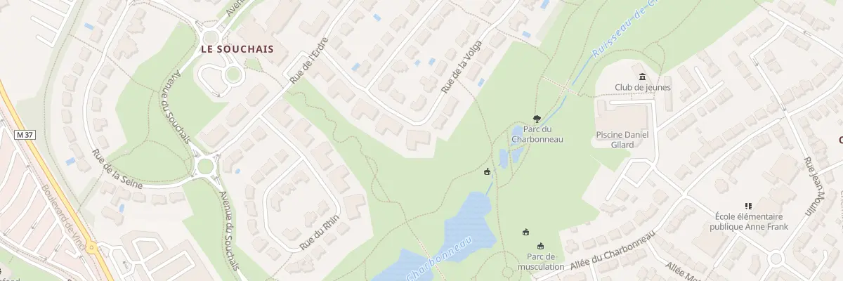 Plan du 10 Rue de la Volga à Carquefou