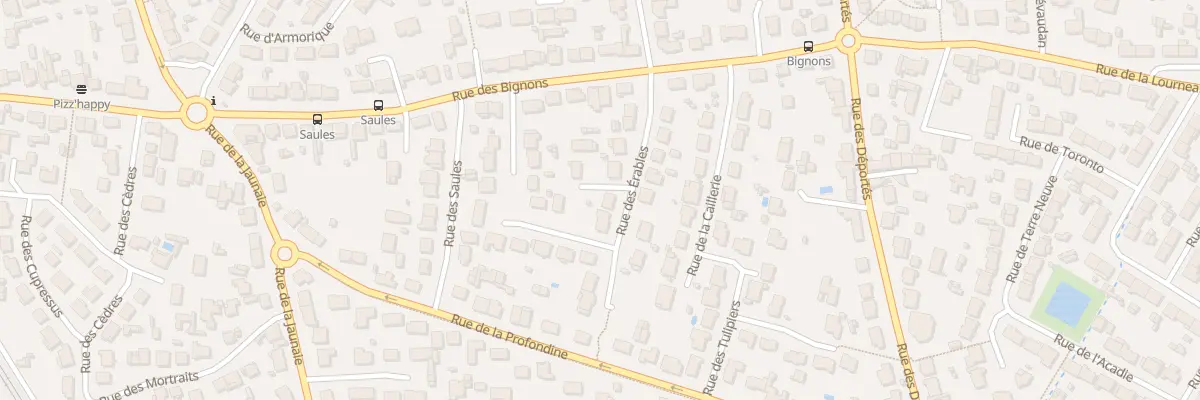 Plan du 13 Rue des Erables à Saint-Sébastien-sur-Loire