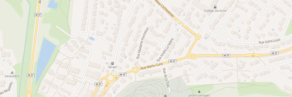 Plan du 7 Rue Madame Panneton à Carquefou