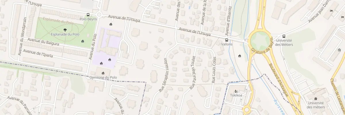 Plan du 5 Rue Séraphin Haulon à Bayonne