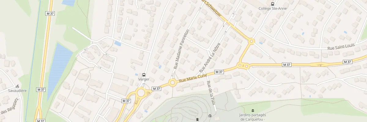 Plan du 9 Rue Madame Panneton à Carquefou
