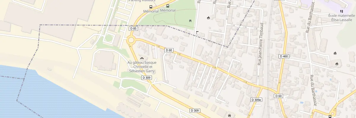 Plan du 31 Rue Maurice Perse à Boucau