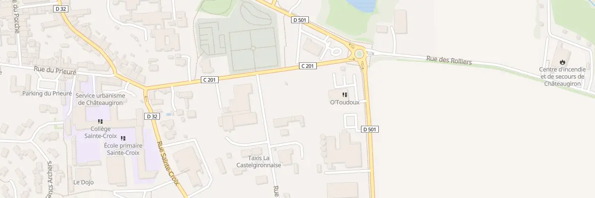 Plan du 8 Rue des Bluteaux à Châteaugiron