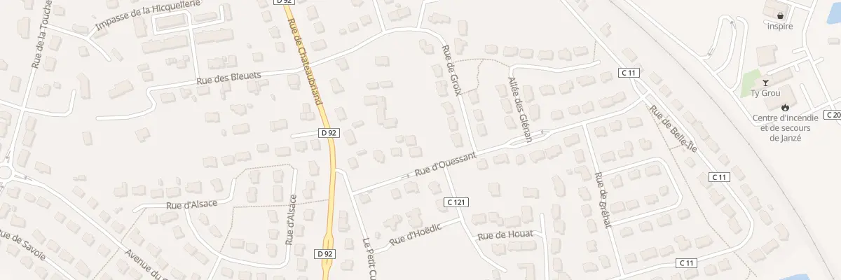 Plan du 5 Rue d’Ouessant à Janzé