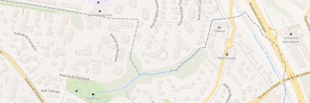 Plan du 25 Rue Séraphin Haulon à Bayonne