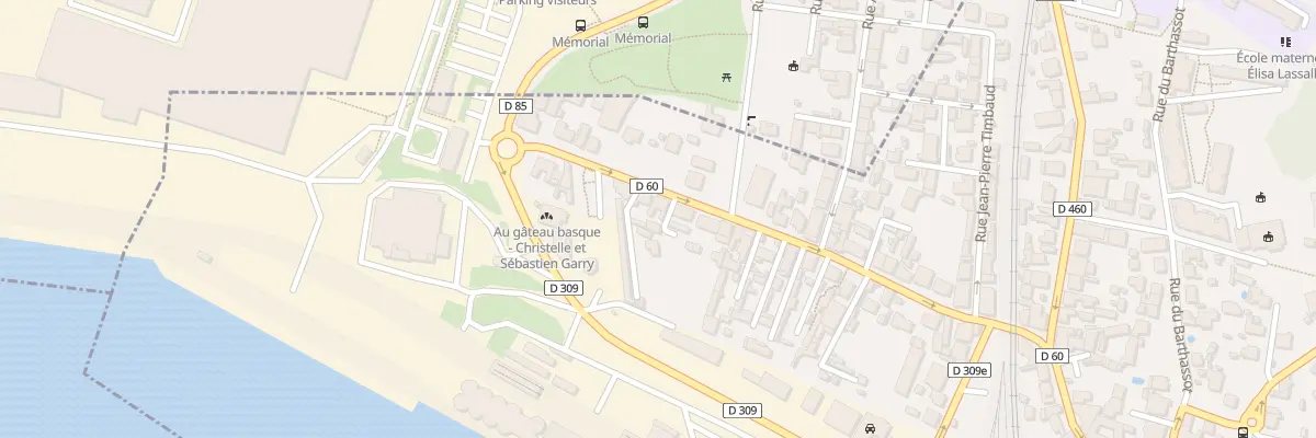 Plan du 5 Imp des Merisiers à Boucau