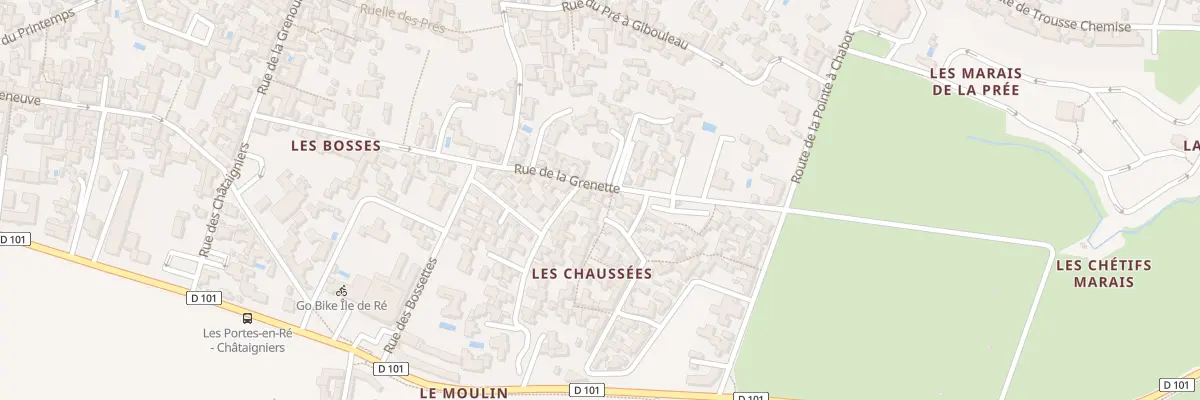 Plan du 6096 Rue de la Grenette aux Portes-en-Ré