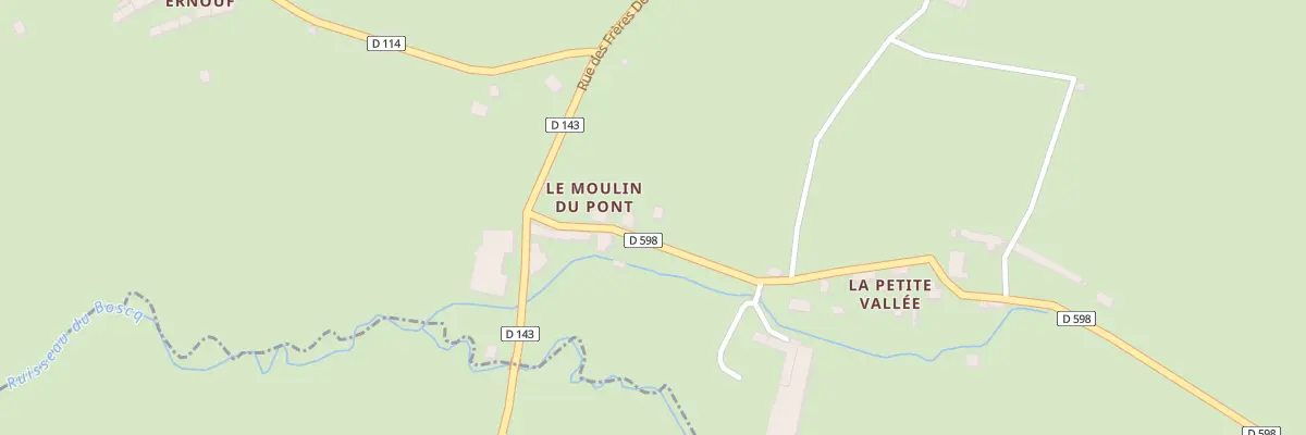 Plan du 5037 Le Moulin du Pont à Hudimesnil