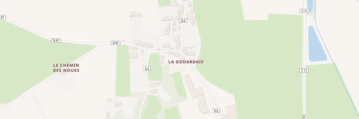 Plan du 21 La Godardais à Abbaretz